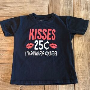Kids Black Graphic Tee 4T